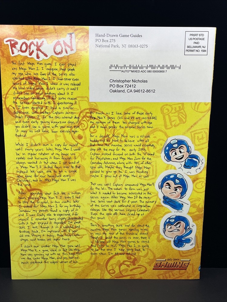 Hand-Drawn Gaming #4 Mega Man