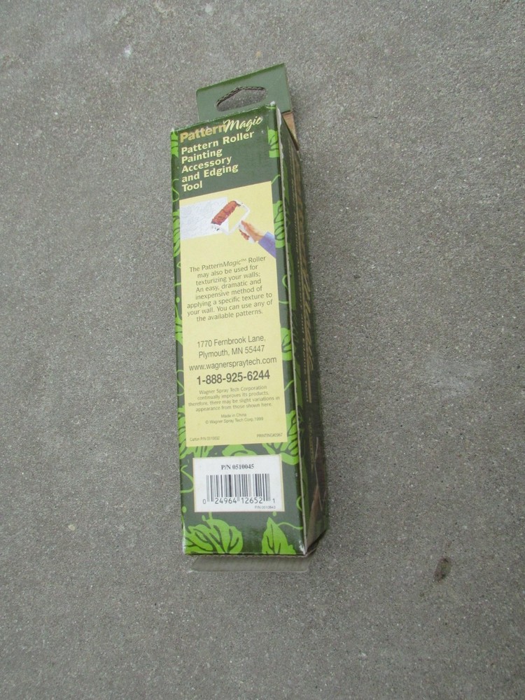 NEW Pattern Magic Wagner Wall Effects Lg. DOTS Design Roller & Edging Tool Paint