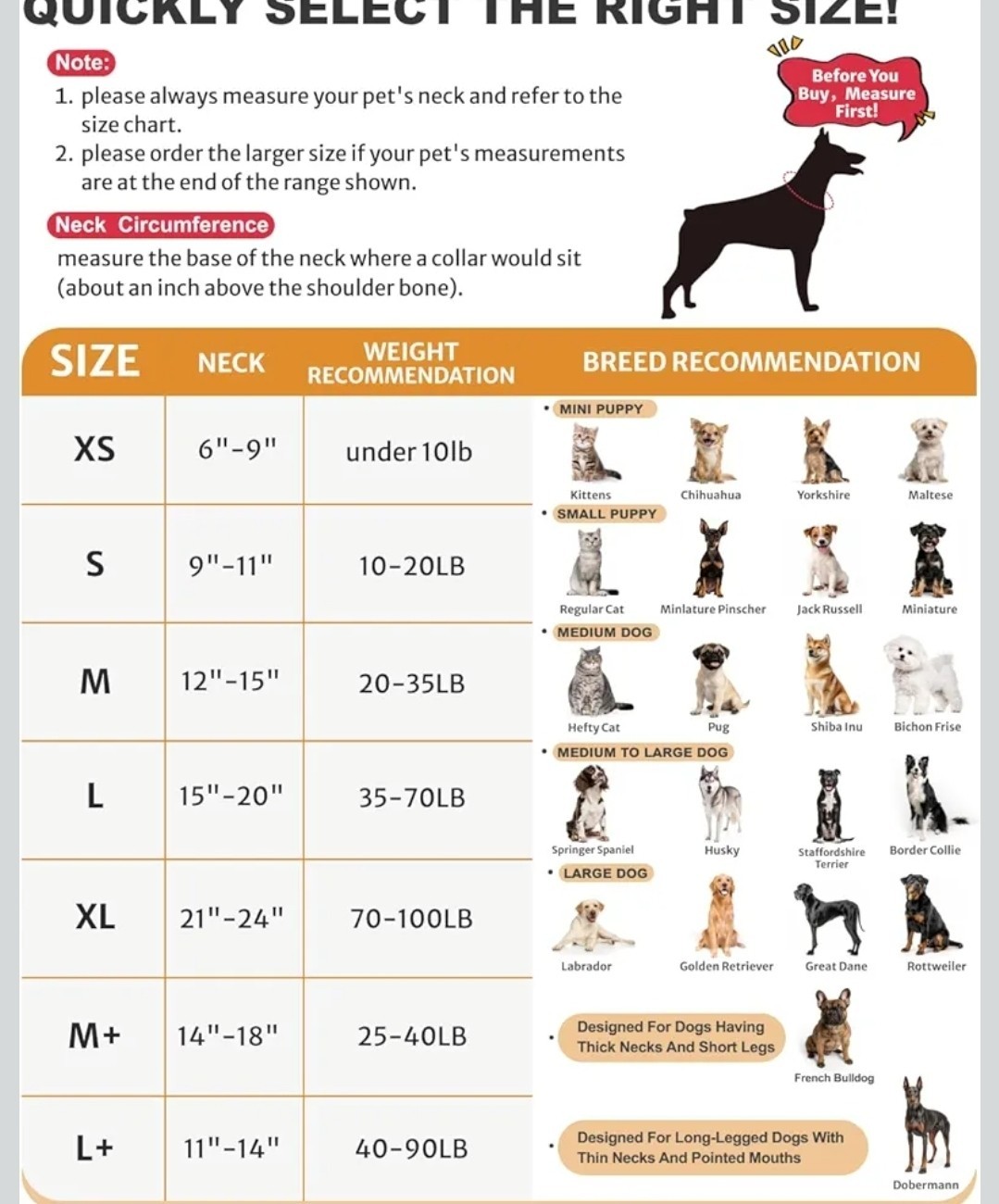 Soft Inflatable Dog Cone, Donut E-Collar Alternative for After Surgery size L