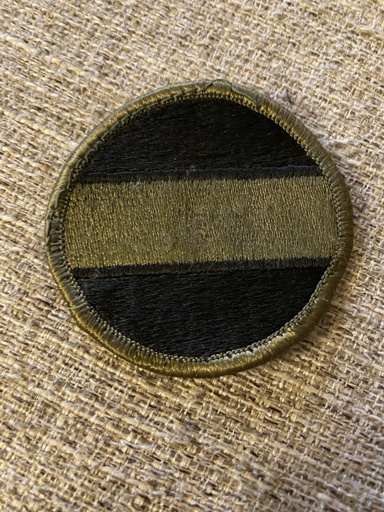 US Army Forces Command Round Subdued Patch FORSCOM INV4303