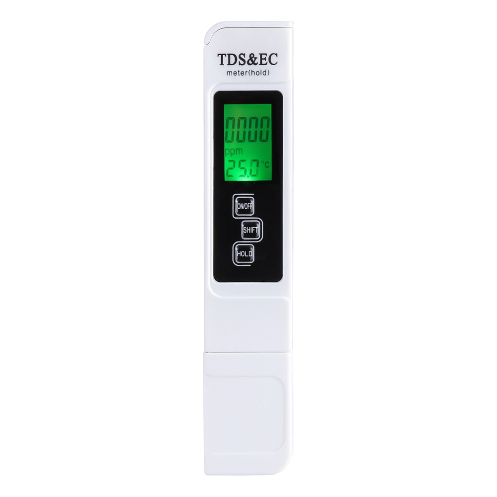 Digital Water Quality Tester TDS EC Meter Range 0-9990 Multifunctional PPM Teste