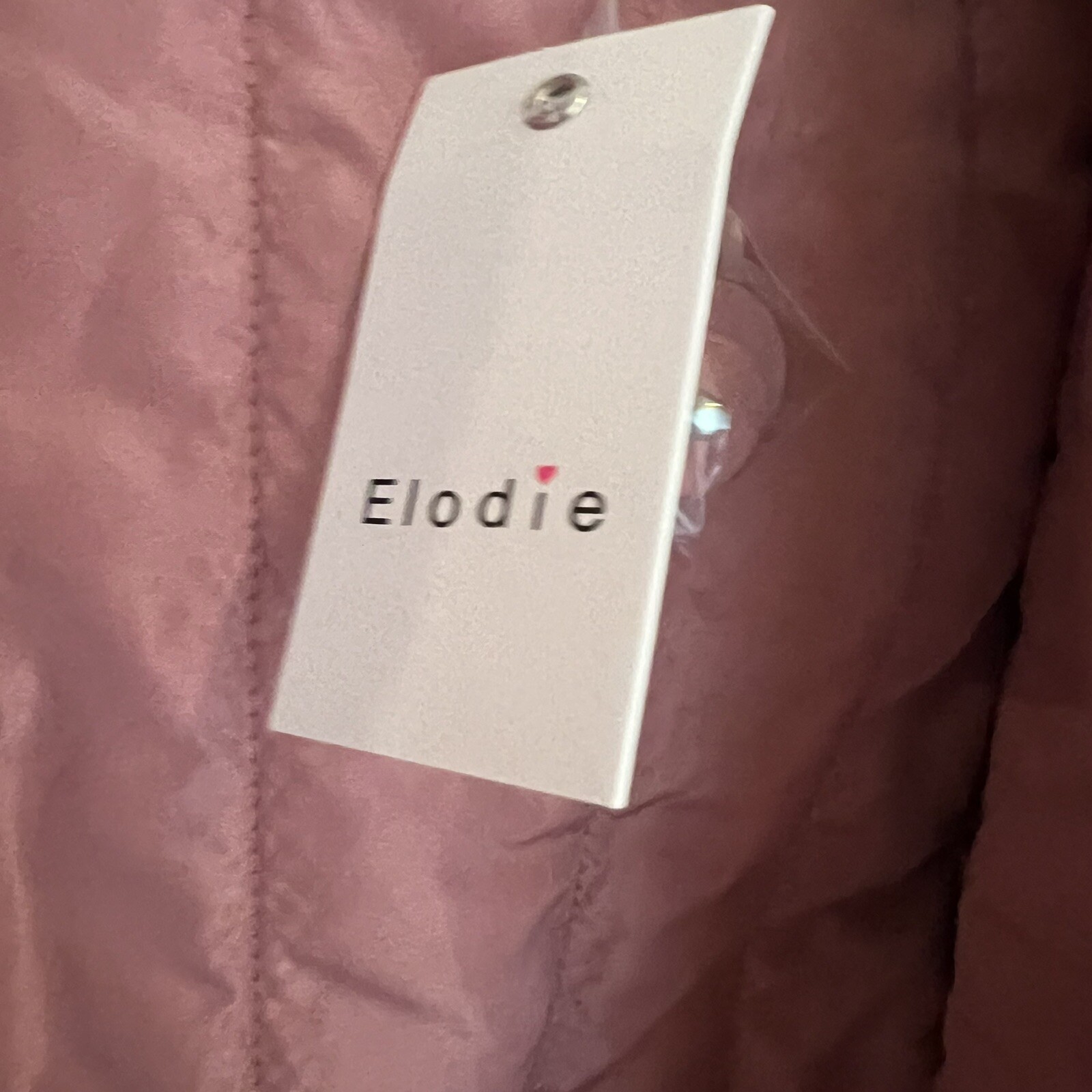 Elodie NWT Faux Fur Hooded Jacket Girl Size XL, Fluffy Mauve Kid Coat