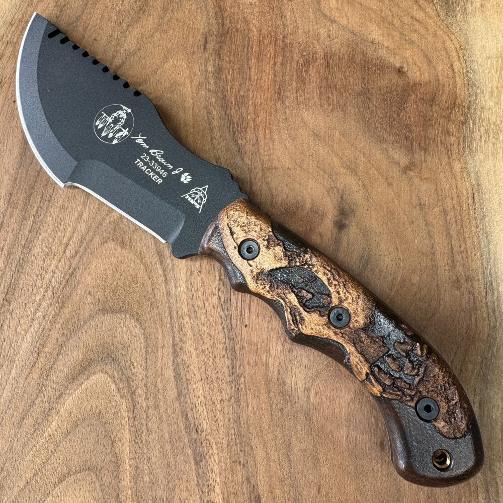 Shadowskull scales compatible with TOPS Tom Brown Tracker knife