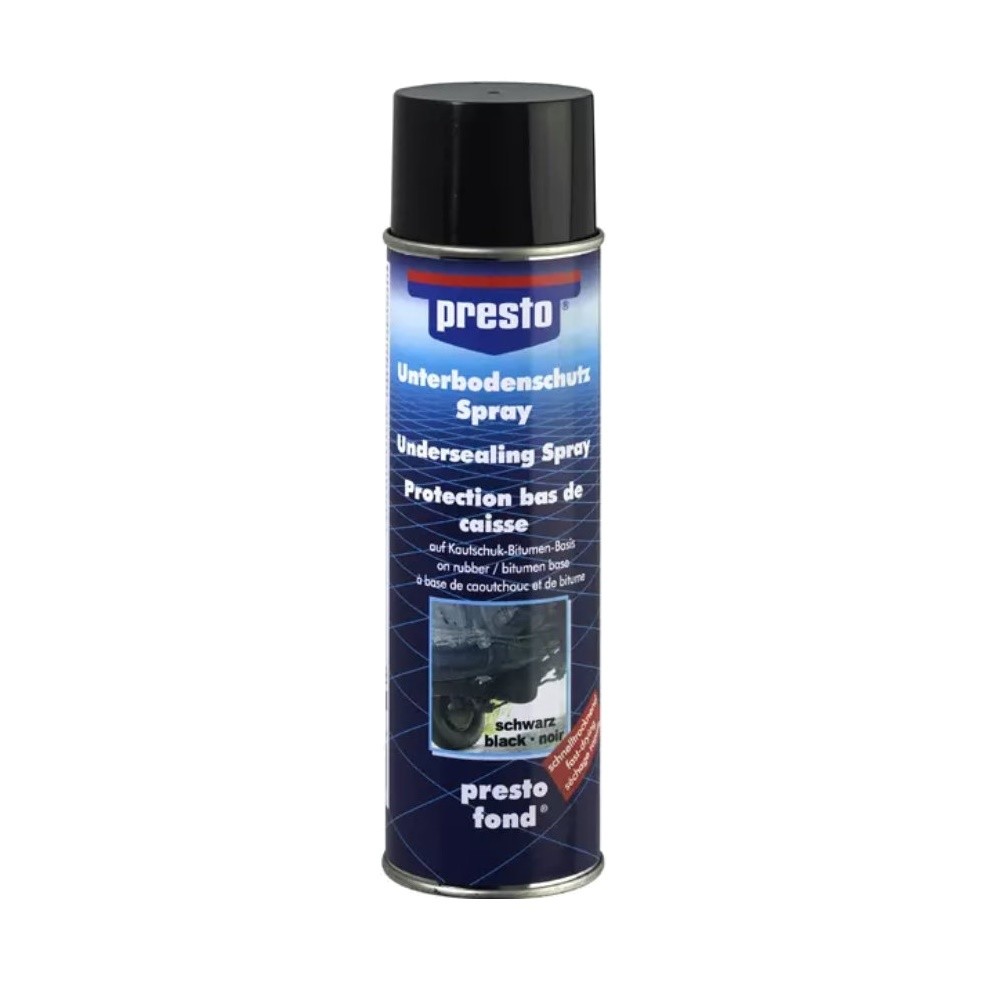 1x 500ml. Presto Underbody Protector Bitumen Black