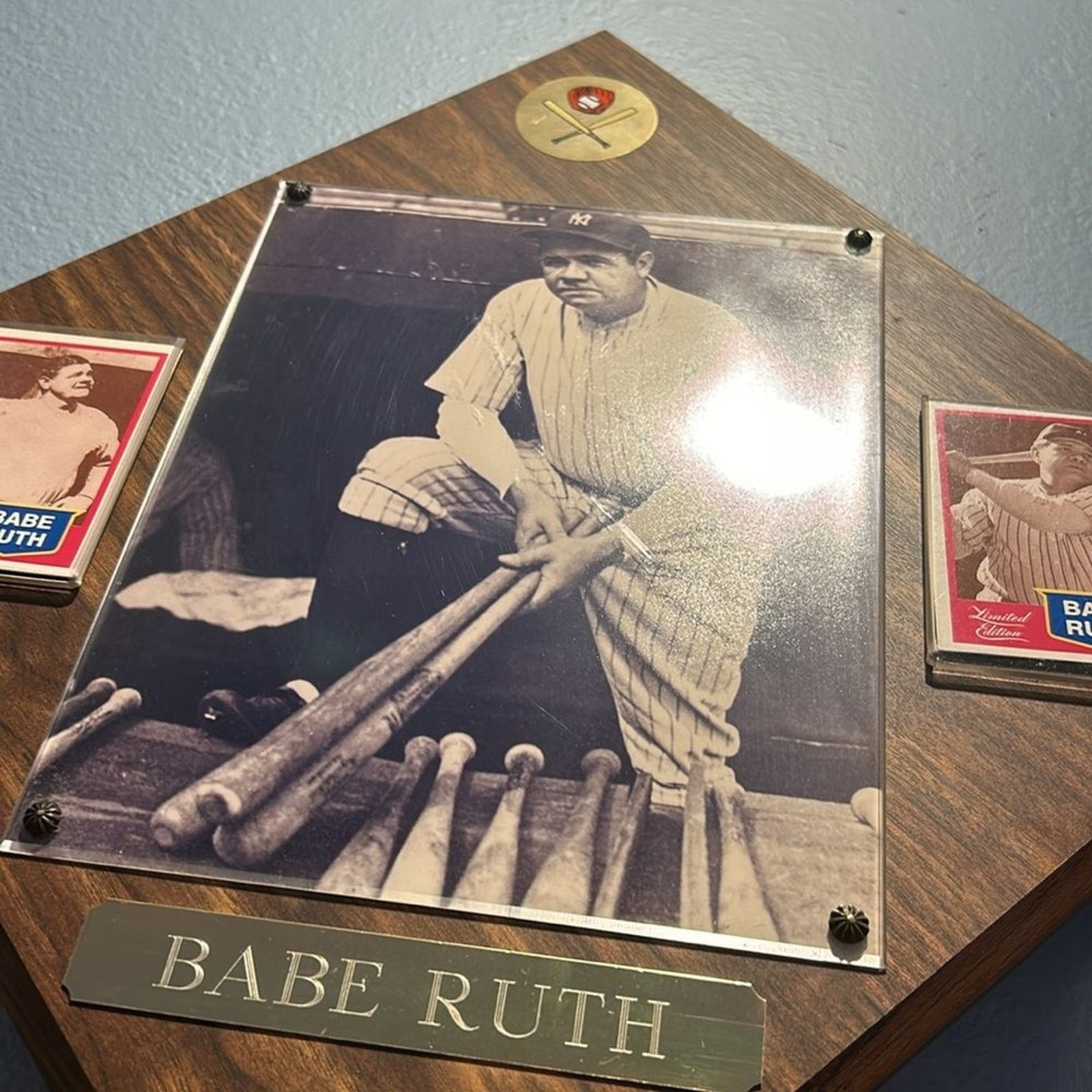 Babe Ruth Yankees Plaque