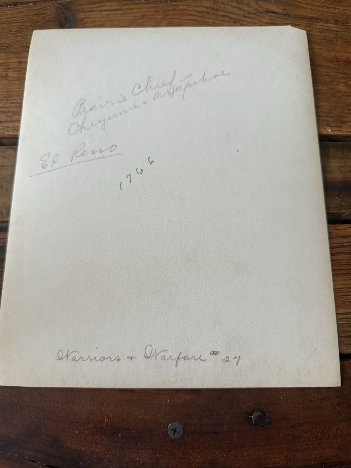 Vintage Native American Chief Portrait Photograph Cheyenne Arapaho El Reno Photo