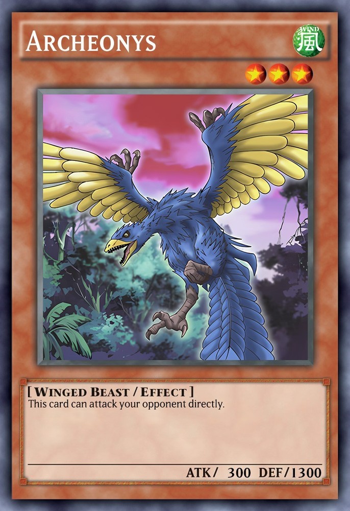 Archeonys ANIME EFFECT HOLO card
