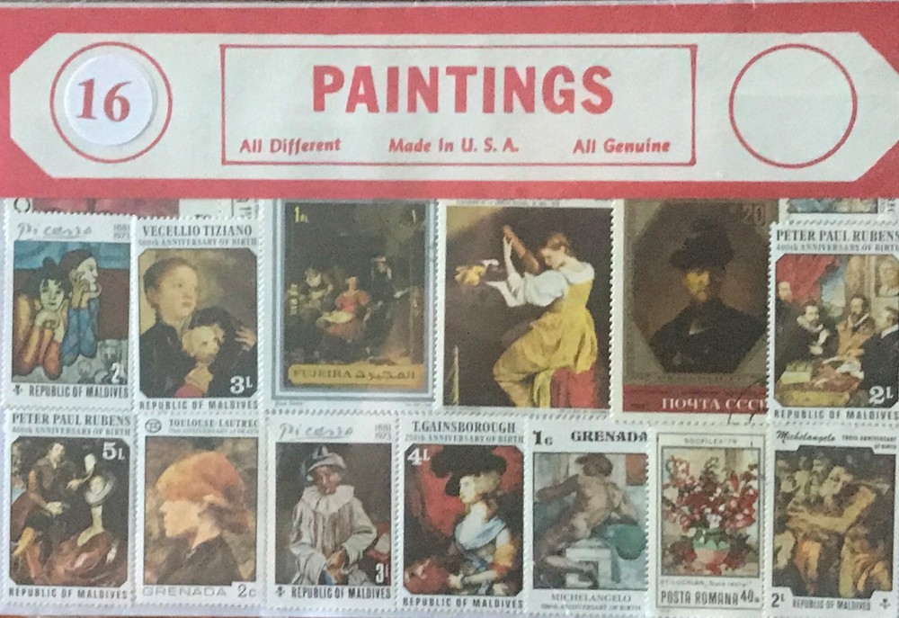 Stamp Packet - Paintings