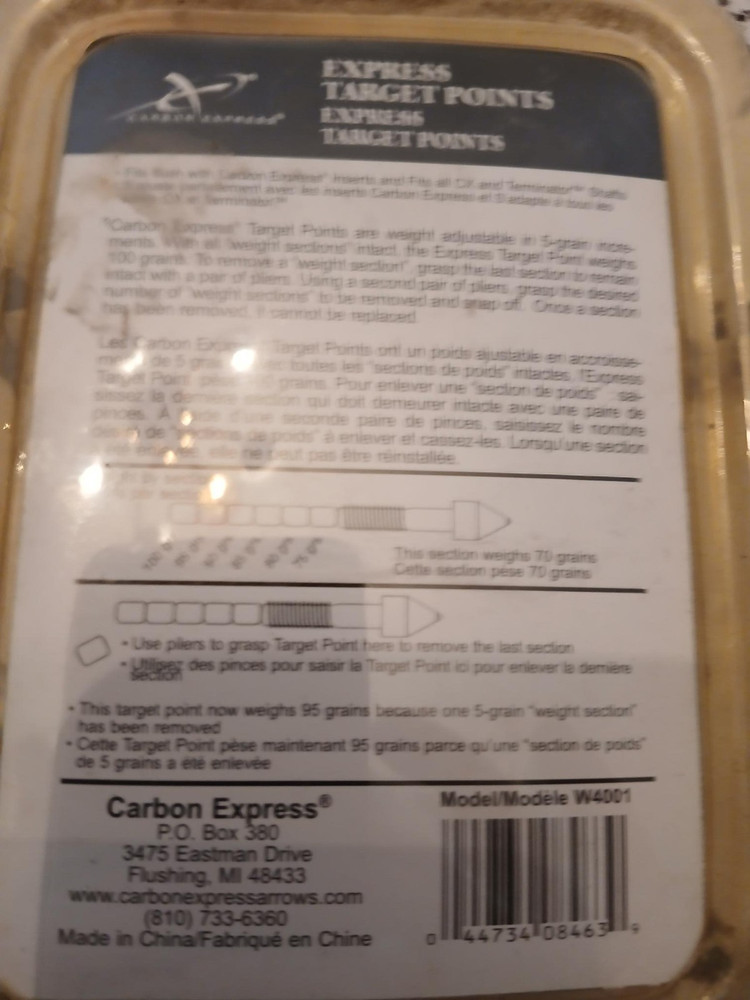 Carcon Express adjustable Target Points (12)