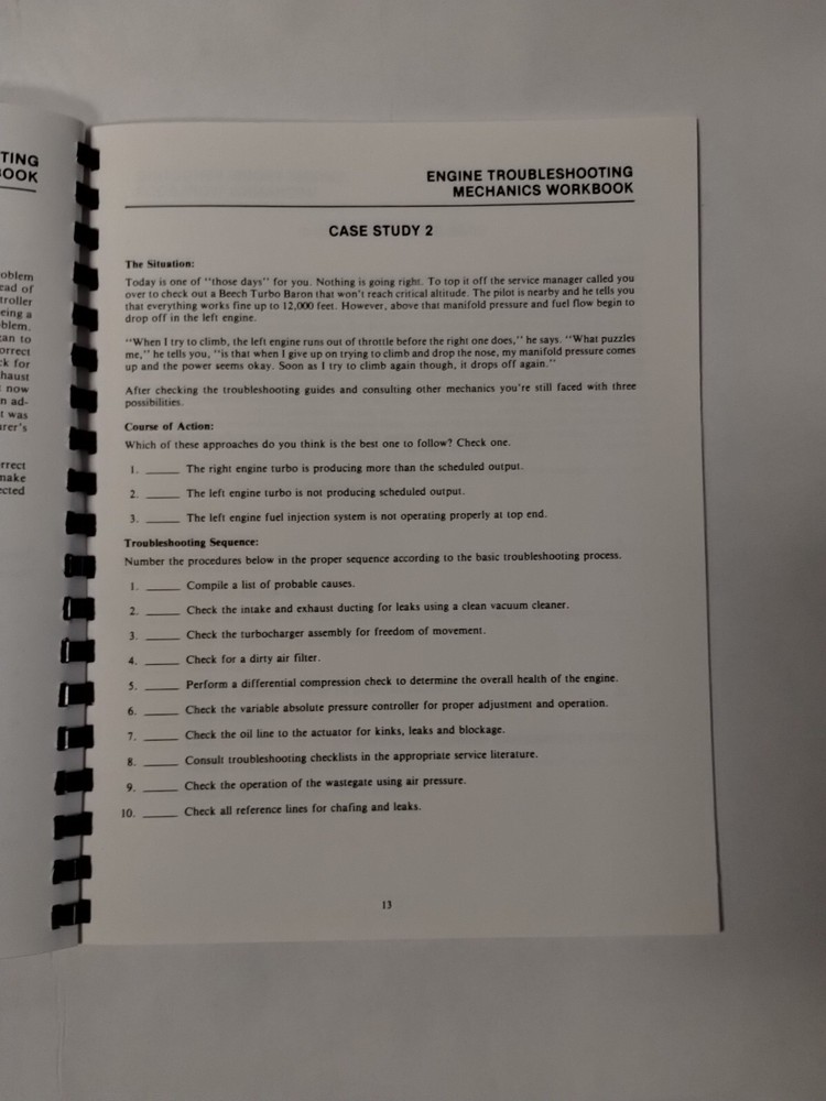 Continental The Professional Mechanics Training Program Engine Troubleshooting