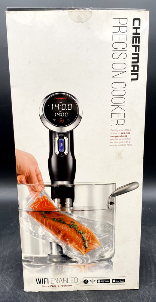CHEFMAN PRECISION COOKER SOUS VIDE CIRCULATOR WIFI & BLUETOOTH ENABLED