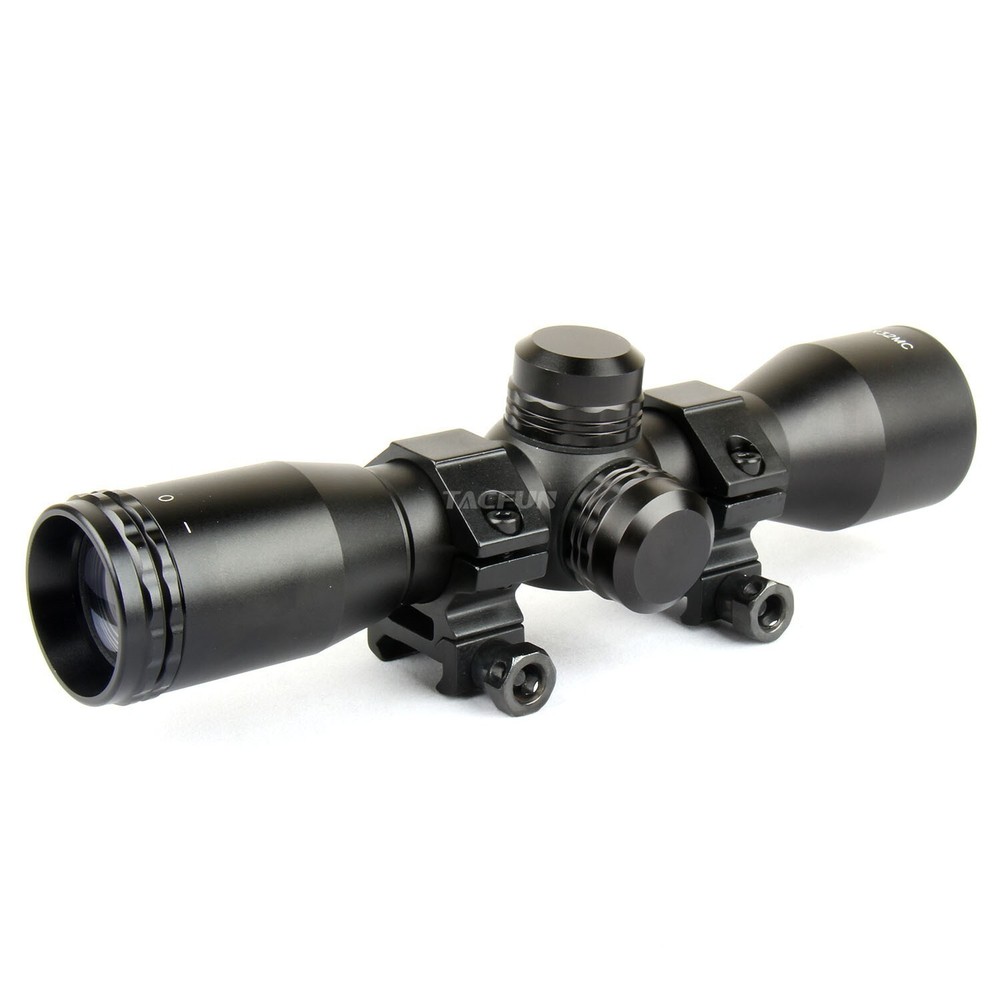 Tactical 4X32 Compact .223 .308 Scope /w Rings