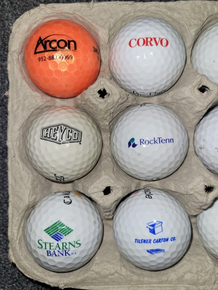 18 Logo Golf Balls