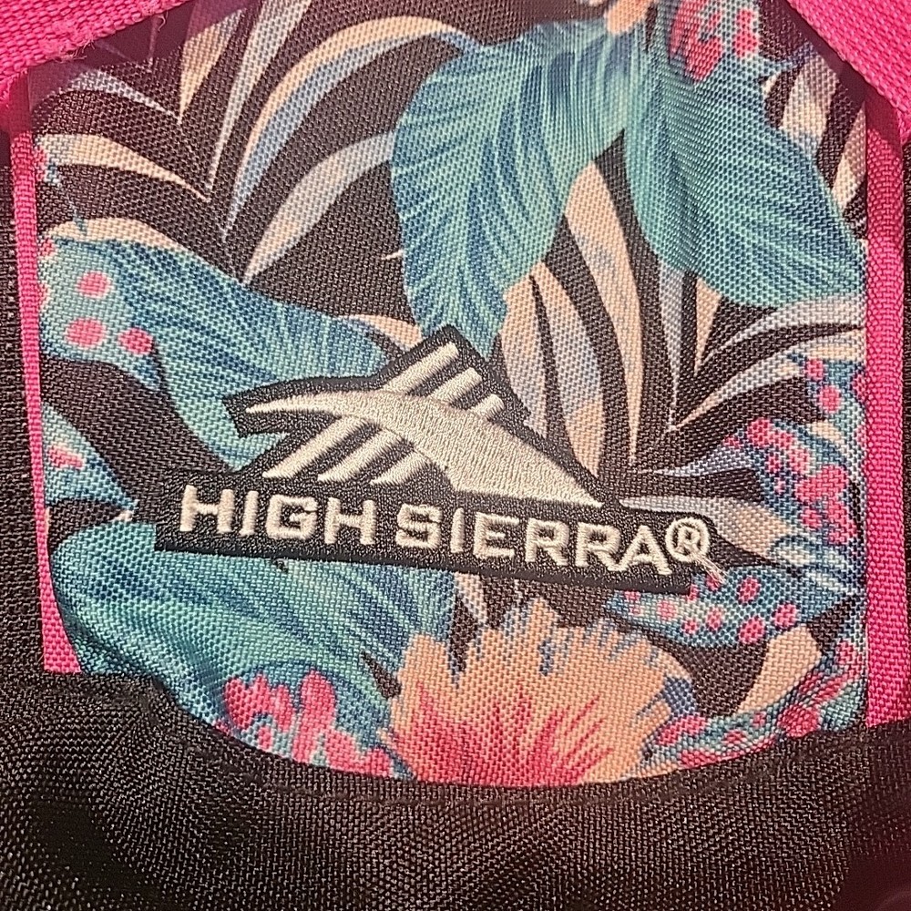High Sierra Backpack Suspension Strap SystemTropical Print Padded