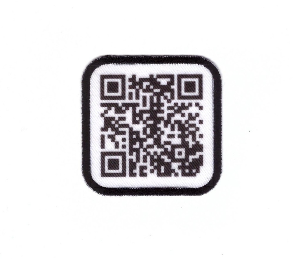 Rick Roll QR Code Meme Music Patch Sew on [sub]