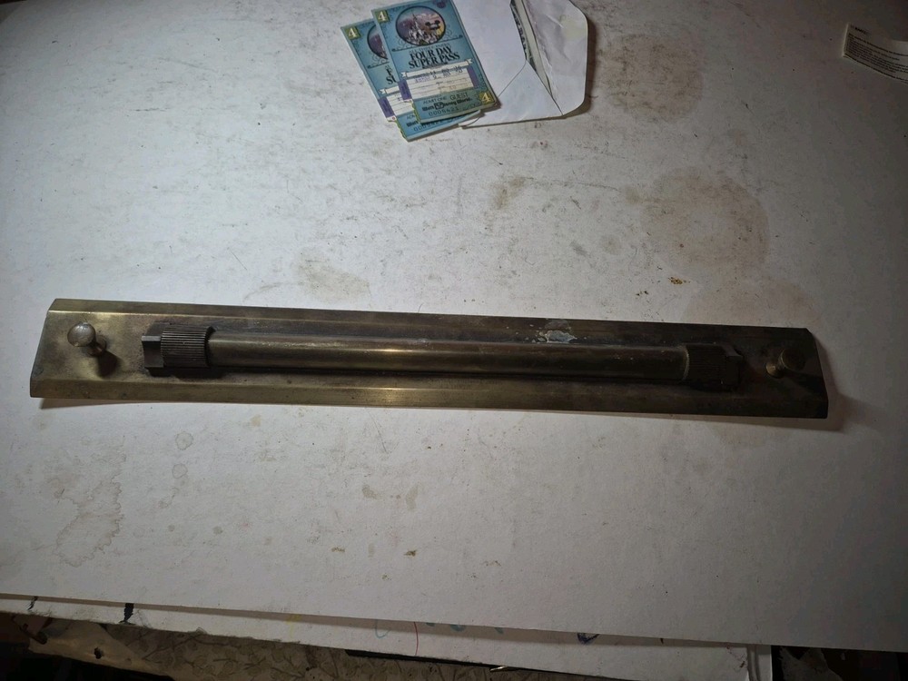 ANTIQUE BRASS / BRONZE ROLLING PARALLEL RULER