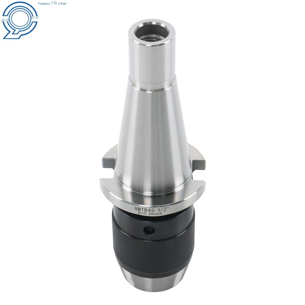 NMTB40 Drill Chuck 1/2 Keyless Operation Integral Shank 5/8-11 Pull Stud