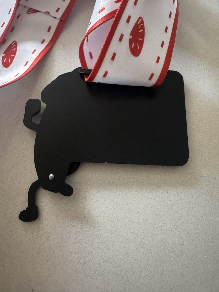 Will Run 4 Pizza 5k Running Medal