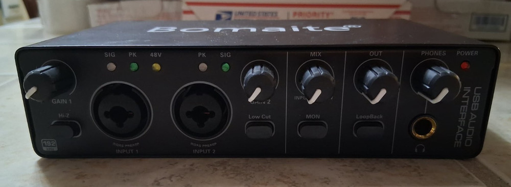 MD-22 192KHz USB Audio Interface Small External Sound Card Driverless (for PC)