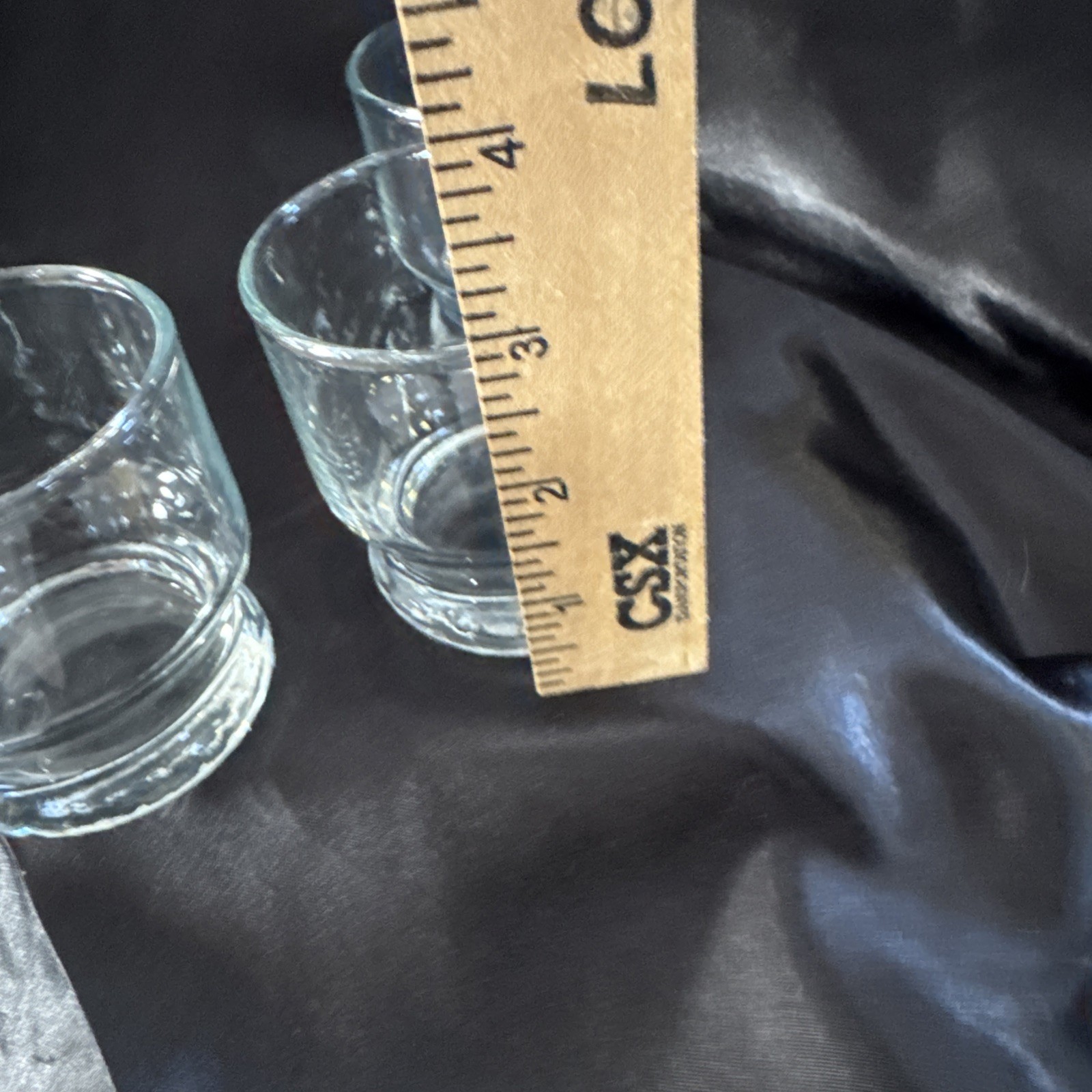 NIB Vintage Crystal Martini Set Pitcher 6 Glasses Swizzle Stick Princess House