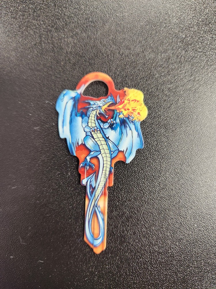 FIRE DRAGON SHAPED SCHLAGE SC1 KEYBLANK