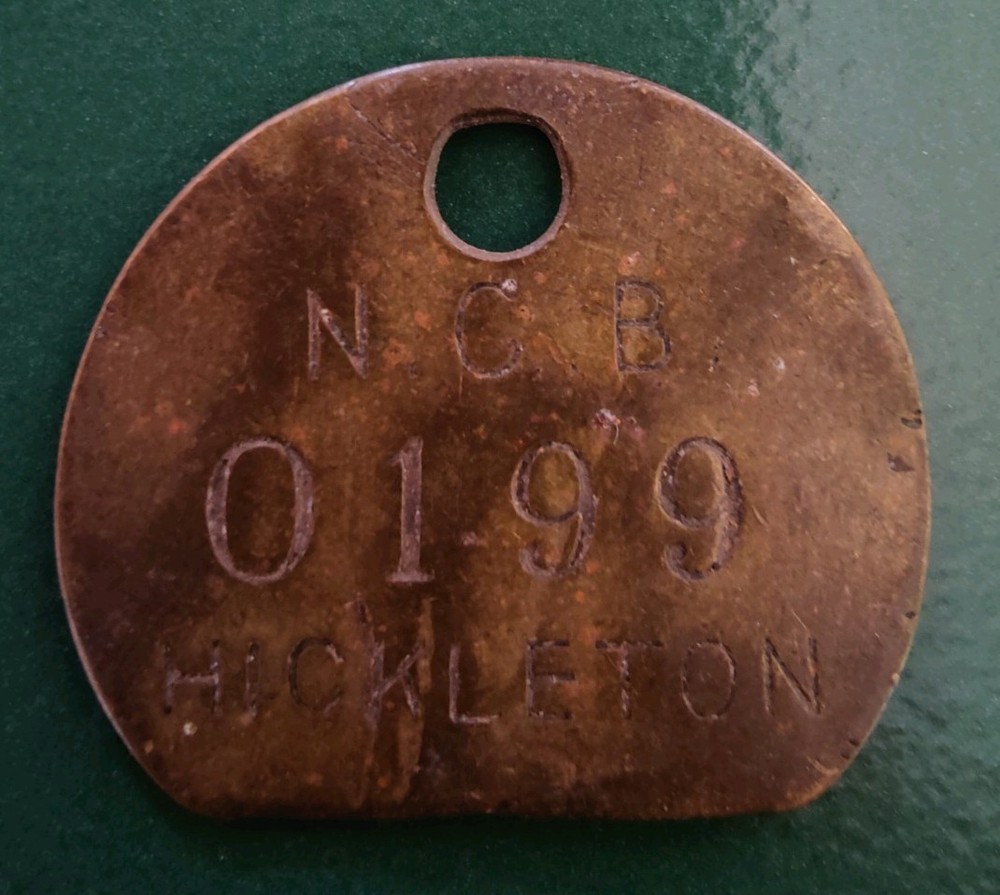 Hickleton Colliery Pit Check marked NCB Hickleton 0199