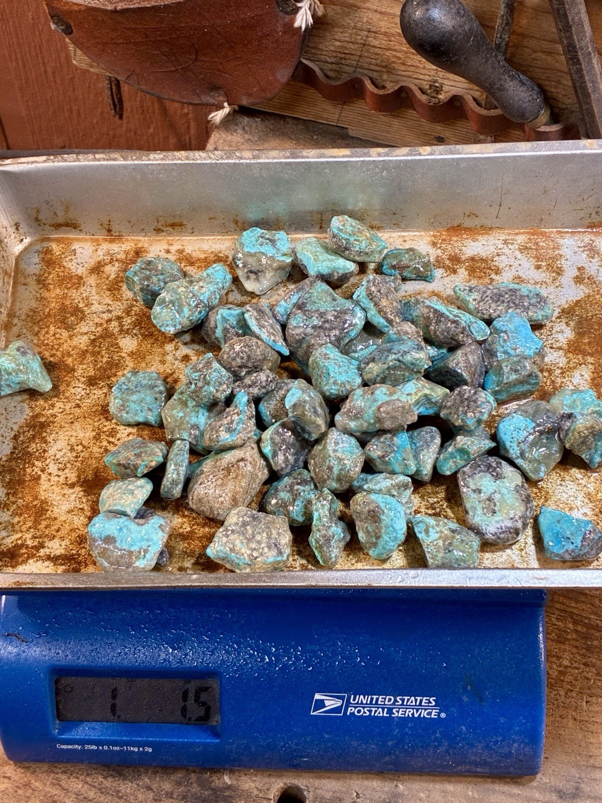 Ribbon & Skin Rock & Kaolin Blues! Ithaca Peak Turquoise! ONLY 5 left! Now $175!