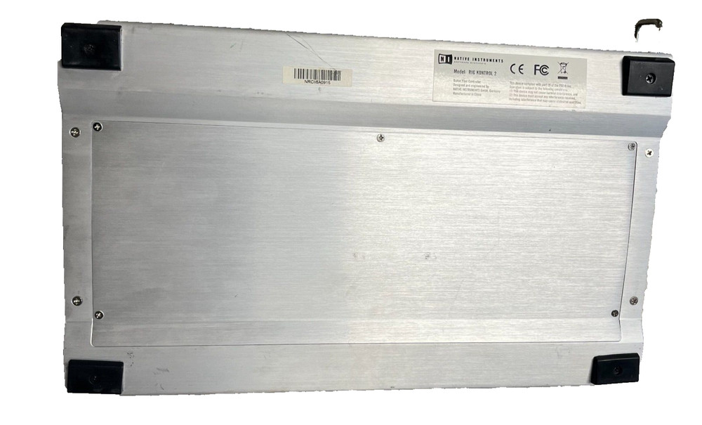 Native Instruments Rig Kontrol 2 USB Guitar Rig Foot Controller Silver