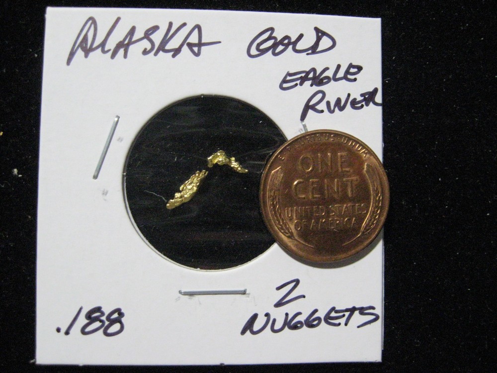 ALASKA GOLD NUGGETS EAGLE RIVER AREA  .188