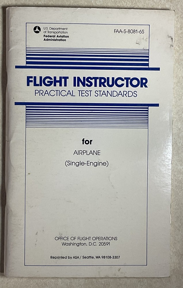 Cessna Pilot Safety-Commercial Pilot Flight Instructor Practical Test Standards