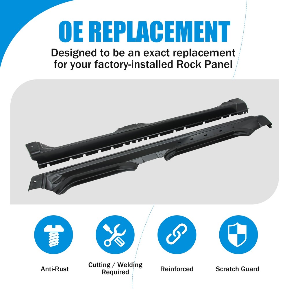 Outer Rocker Panels For 2003-2017 Ford Expedition Left & Right Side
