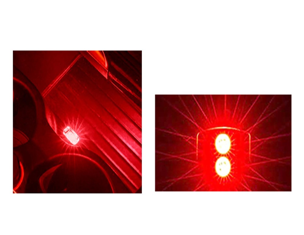 Mini USB LED Light 1-Pack () | Direct Plug-in Red TYPE-A (Standard)