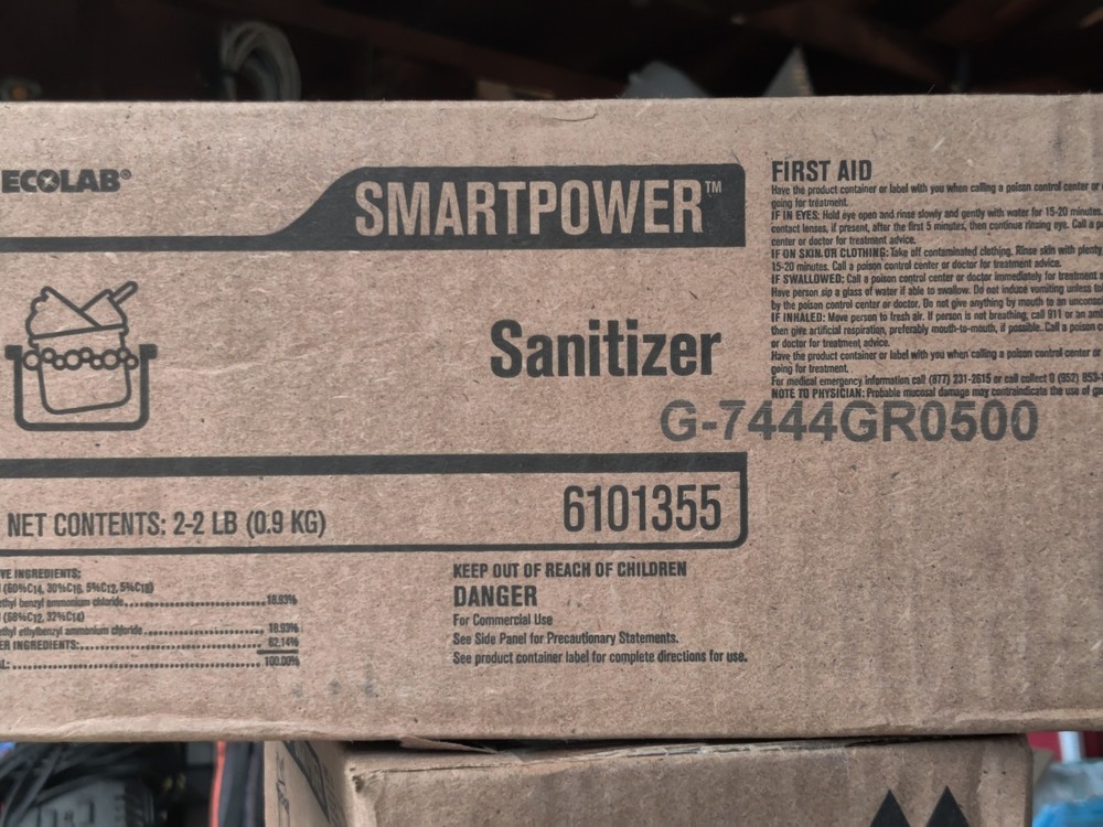 EcoLab SmartPower Sanitizer, 2lbs., 6101355 | 2/Case