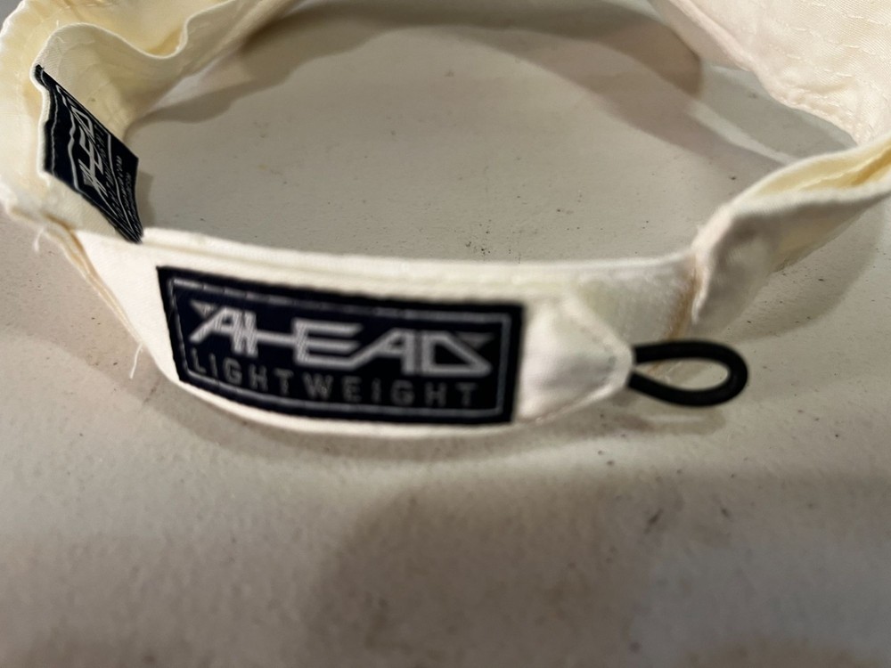 AHead Golf Swing Visor Adult Adjustable White Hat