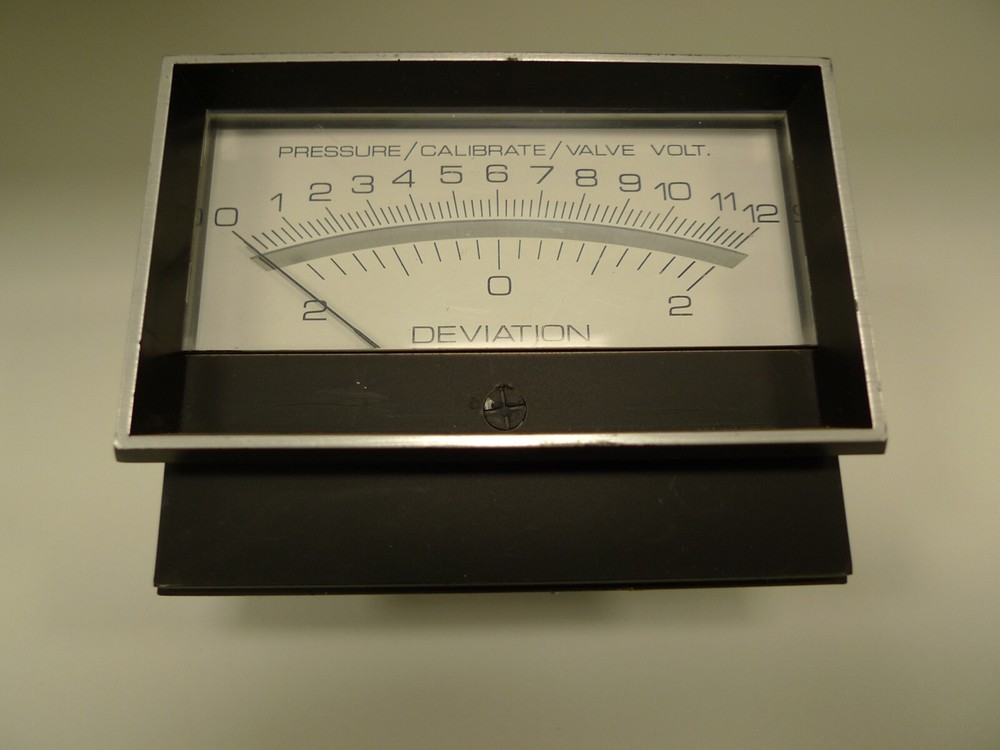 Deviation Panel Meter Vacuum Valve volt