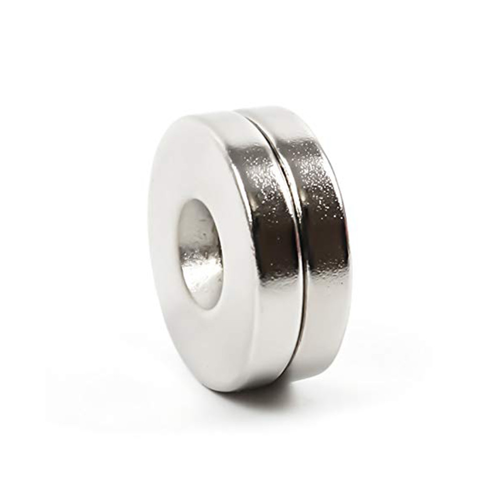 Countersunk Ring Round Disc Strong N35 Magnets Rare Earth Neodymium w/ Hole 5mm
