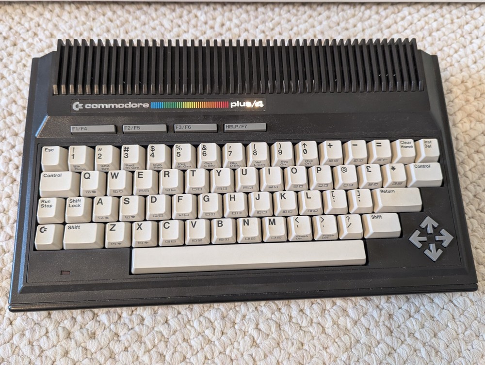 Used Vintage Commodore Plus/4 computer with Original box