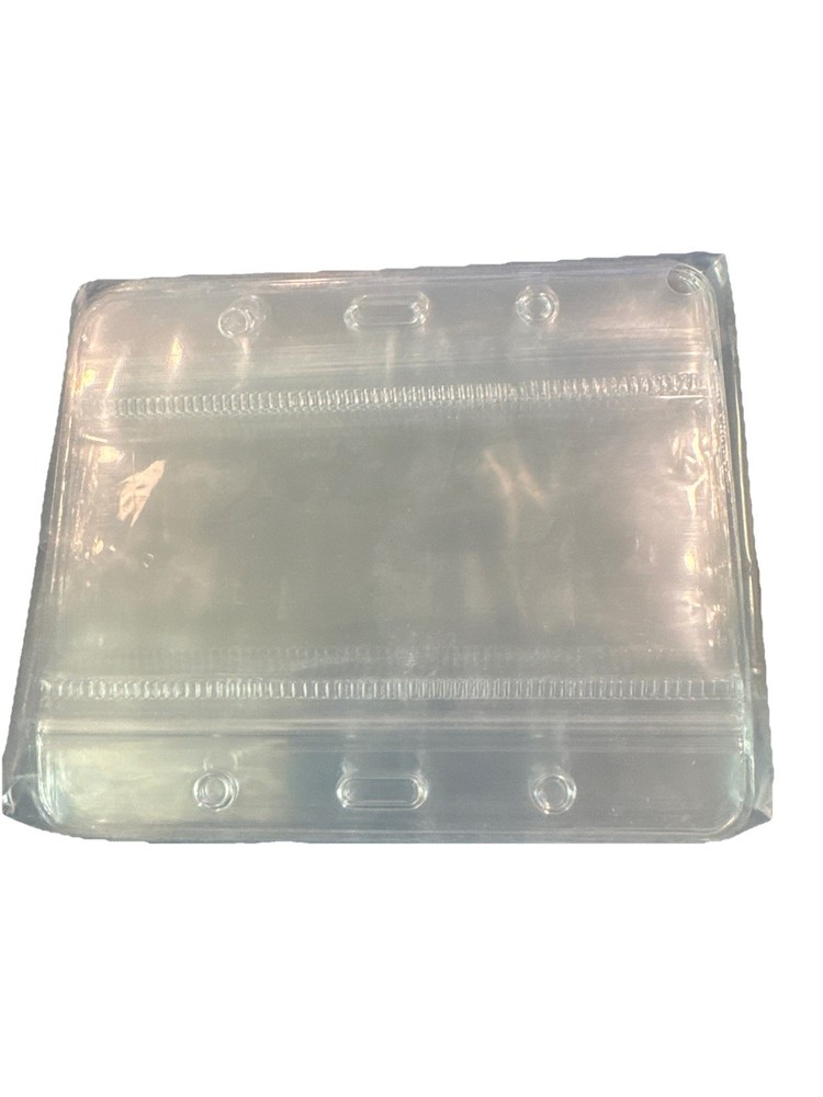 50 Pack Badge Holder Clear