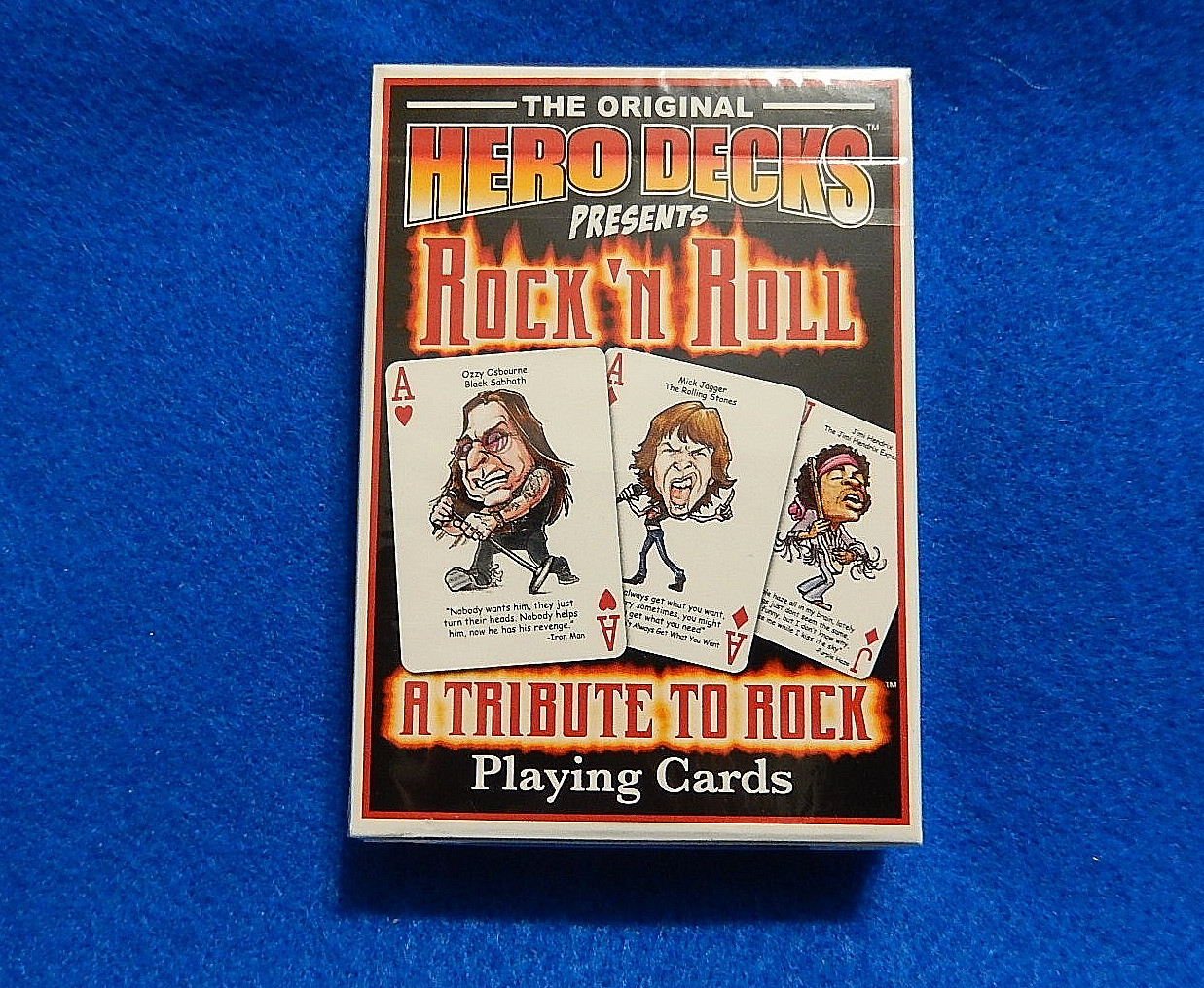 Hero Decks Rock N Roll Heroes Playing Cards 52 Factory Sealed Cards - Edition 8