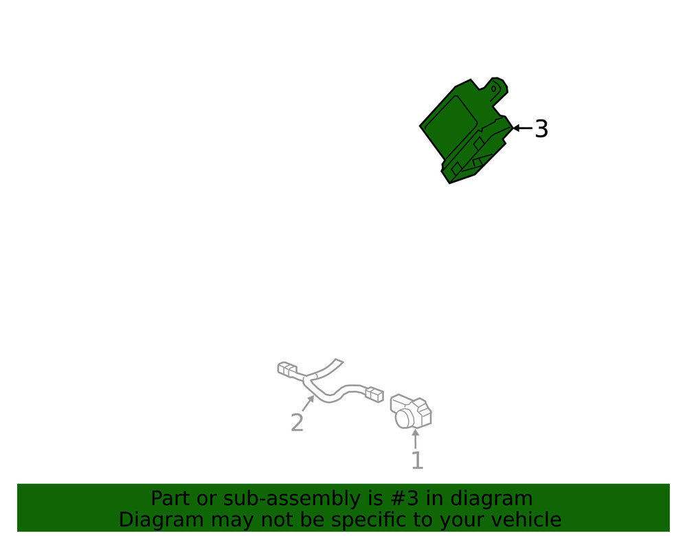 Genuine GM Control Module 85131832