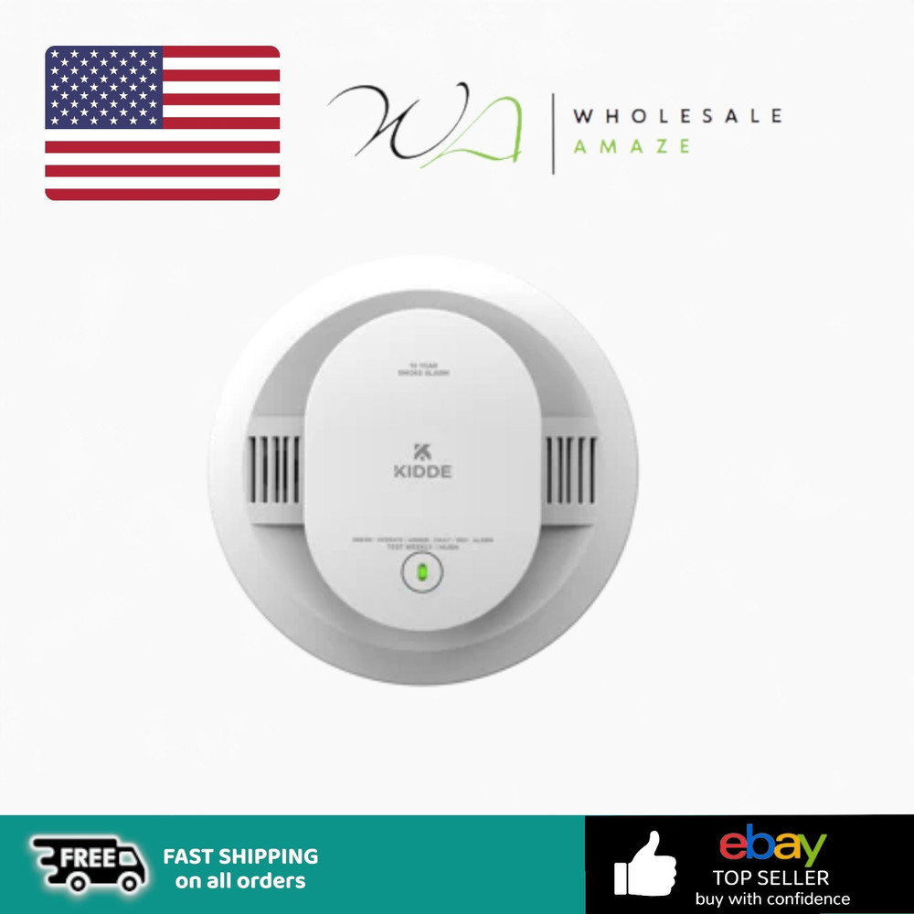 Kidde Smoke & Carbon Monoxide Detector, Battery Powered, LED Warning Light