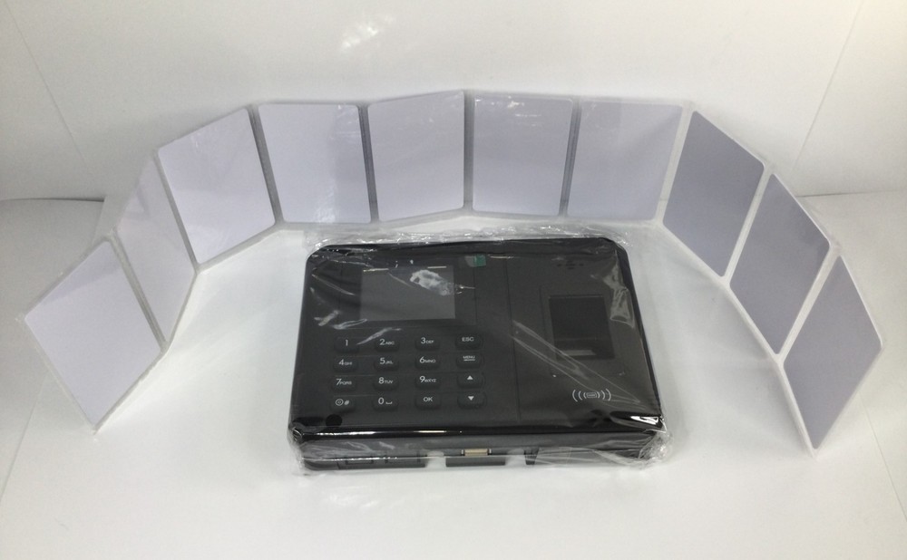 App-Based Time Clock–Employee Fingerprint Attendance, iOS/Android w/10 IC Cards