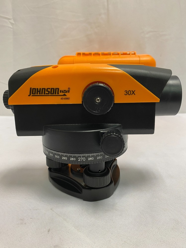 Johnson 40-6960 Orange Black 30X Automatic Level With Manual