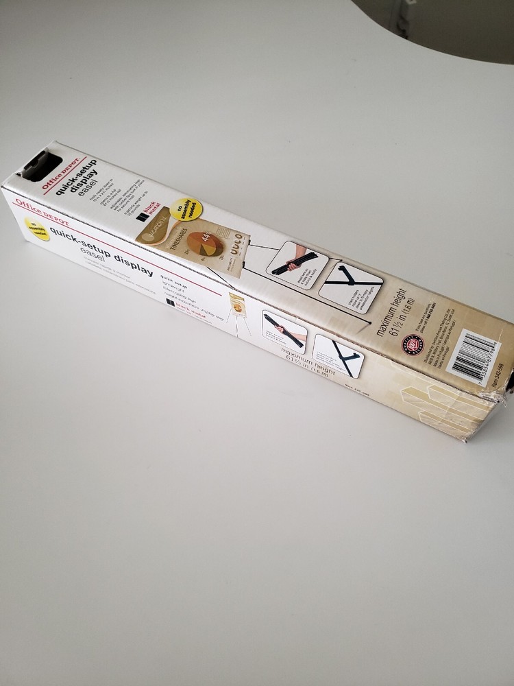 5' Office Depot Quick-Setup Display Easel - Presentations Signs