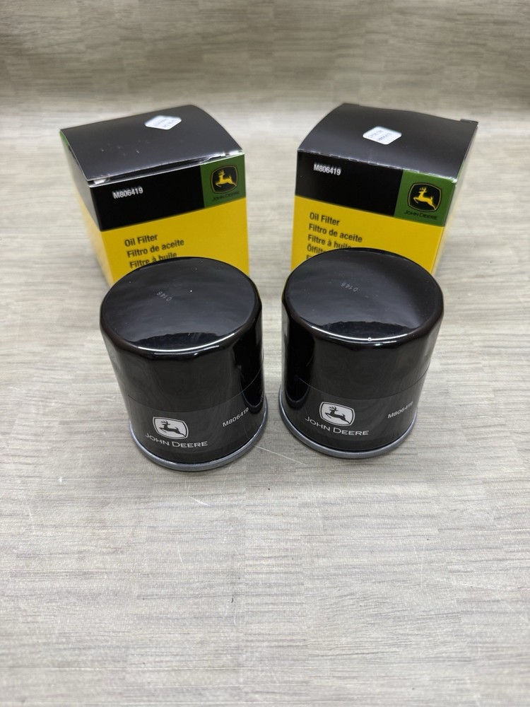 x2 John Deere M806419 Oil Filter