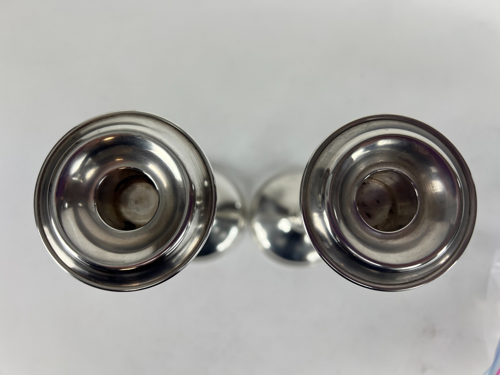 Vintage Sterling Silver Stieff Rose Hand-Chased #159 Candlesticks - 10.25"