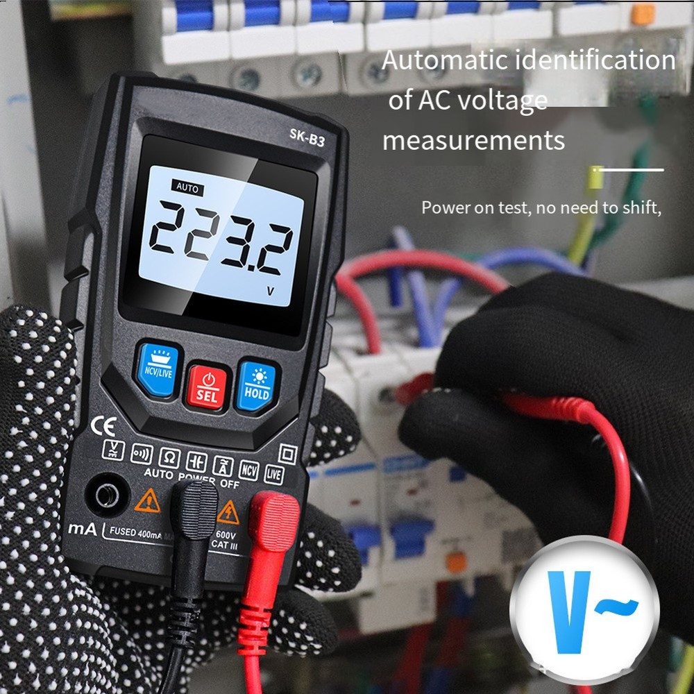 User Friendly SKB1 Digital Multimeter with Beep Indication Functionality