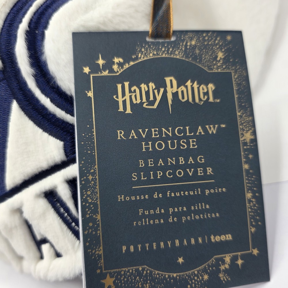 Pottery Barn Teen Harry Potter Ravenclaw Bean Bag Slipcover Large 41" NEW