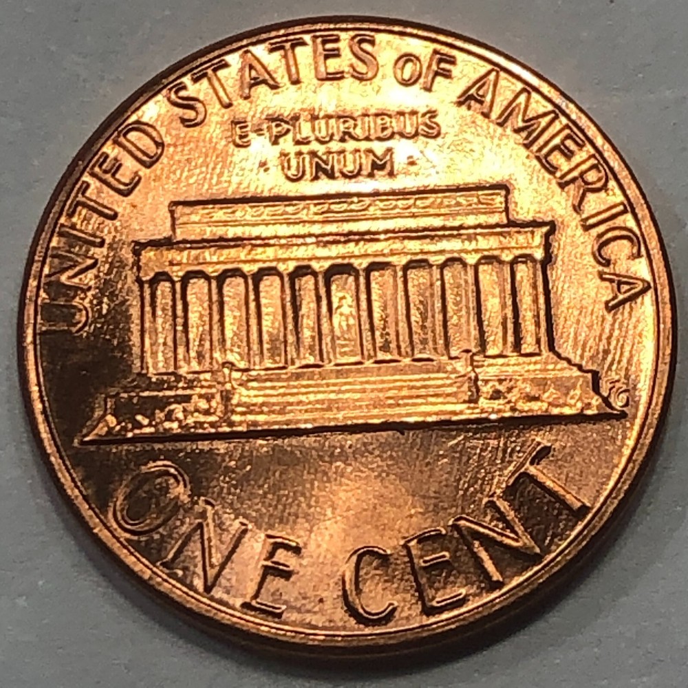 1985 P&D Uncirculated Lincoln Memorial Cent Set