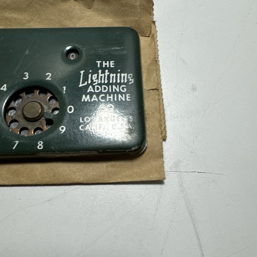 The lighting adding machine los angeles antique adding machine display piece